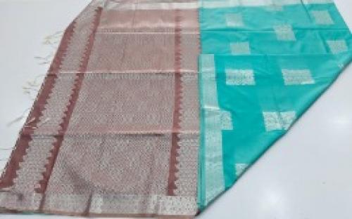 PL Polyester Big Butta Softee saree Jacquard